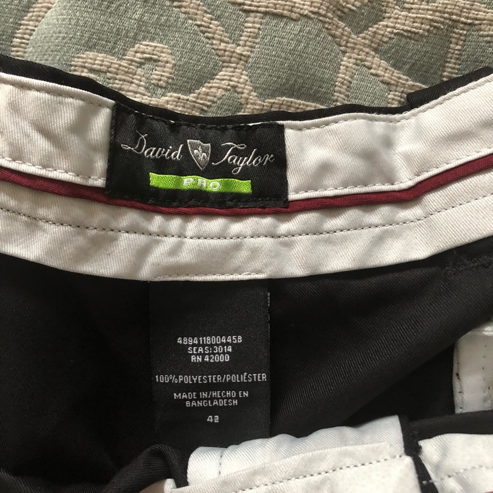 David Taylor golf shorts